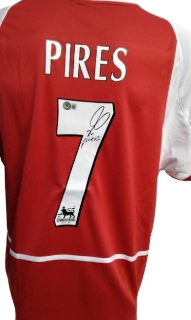 Pires Arsenal Signed Replica Shirt, 2003/04 