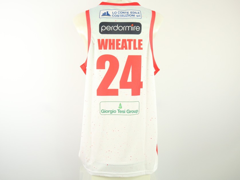 Wheatle's Signed Unwashed Kit, Estra Pistoia vs Givova Scafati Basket 2024