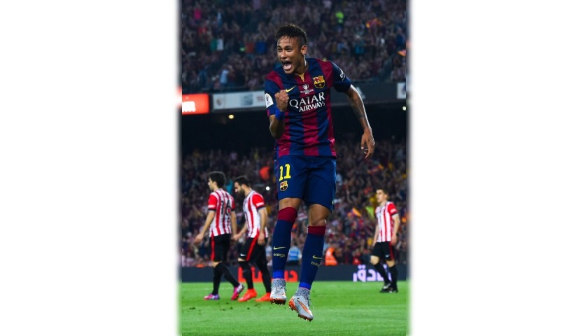 Neymar's Barcelona Match Shirt, Copa del Rey Final 2015