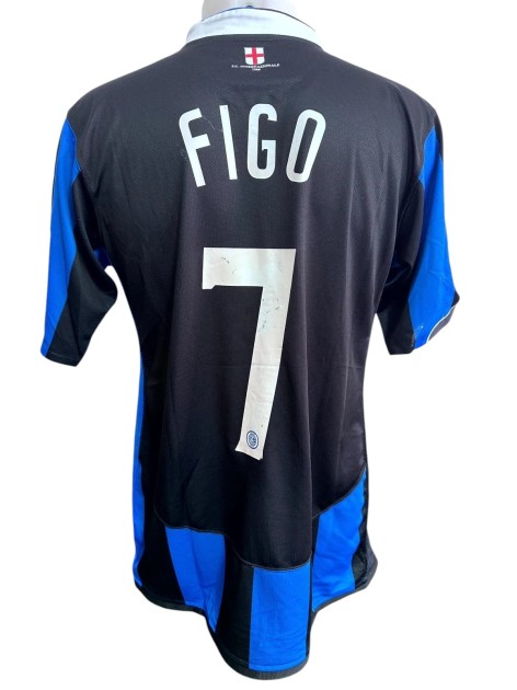 Figo's Match-Issued Shirt, Inter vs Roma TIM Cup Finals 2007