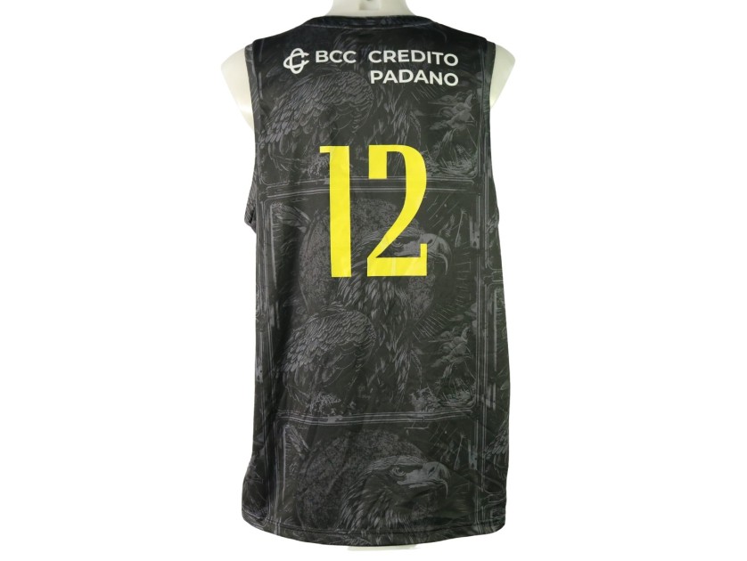 Completo Poser Vanoli Basket Cremona, unwashed Pre-Season 2024/25 - Autografato