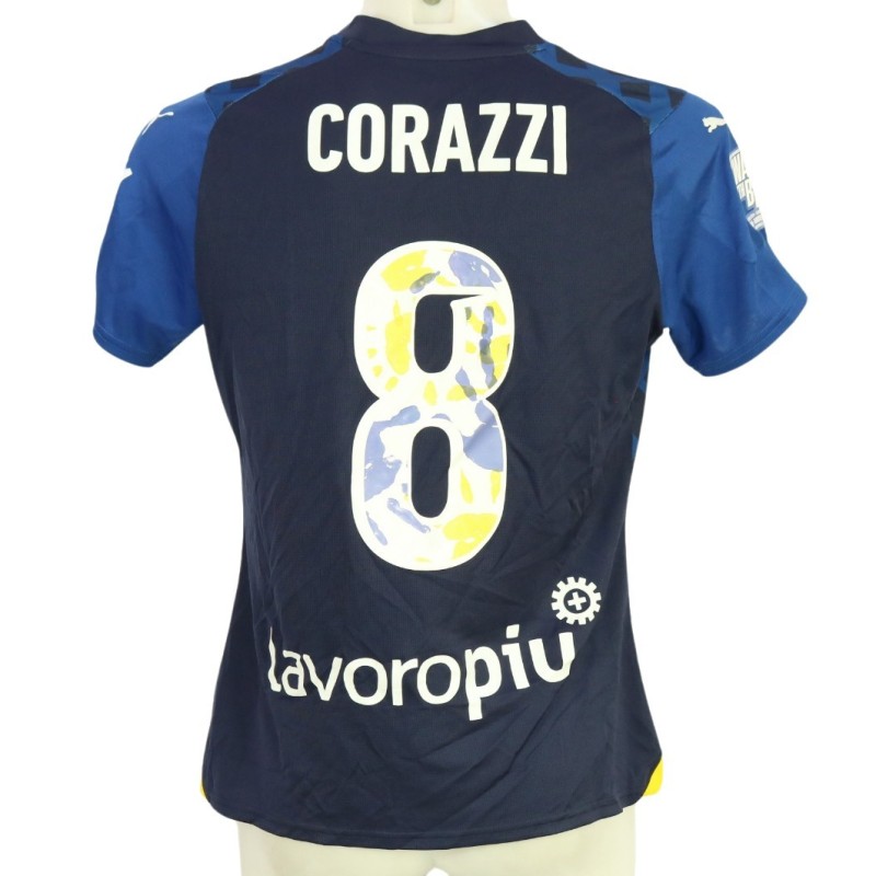 Maglia Corazzi unwashed Parma vs Ravenna Women 2024 - Patch Always With Blue