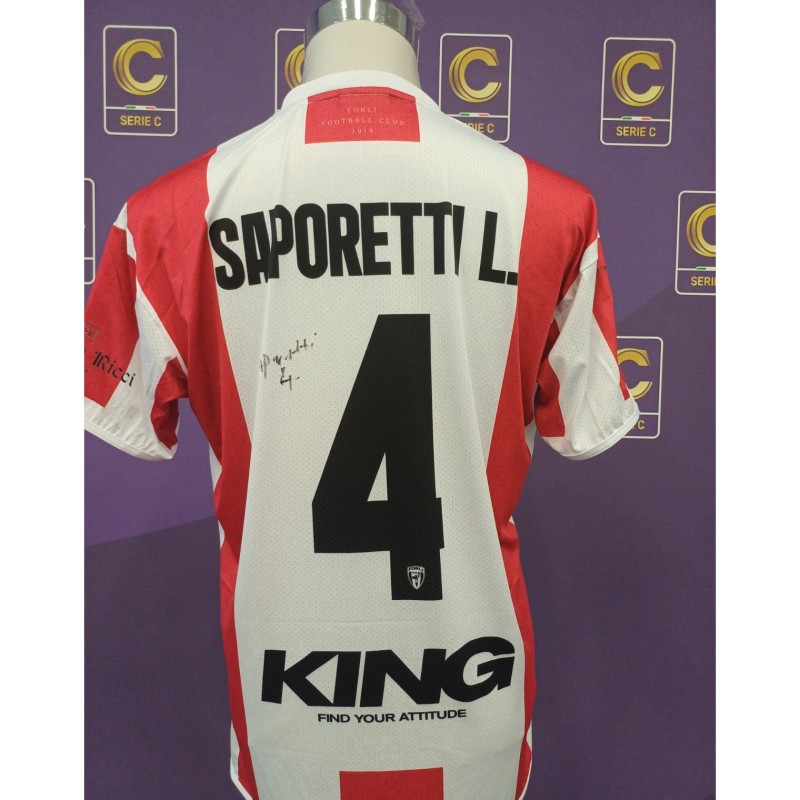 Saporetti's Forlì Signed Issued Shirt, 2025/26