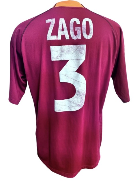Zago's Match-Worn Shirt, Roma vs Vicenza 2000