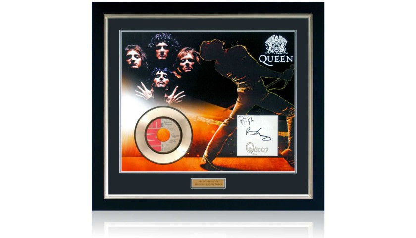 Roger Taylor of Queen Signed 'Greatest Hits' Vinyl LP - CharityStars