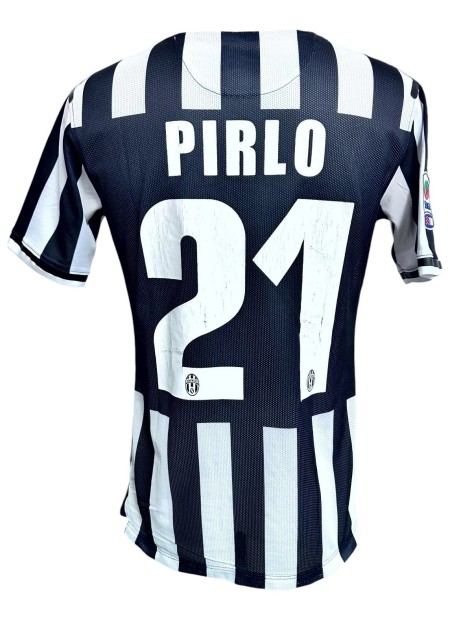 Pirlo's Signed Issued Shirt, Juventus vs Roma 2014