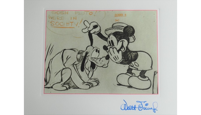 Walt Disney "Mickey and Pluto"