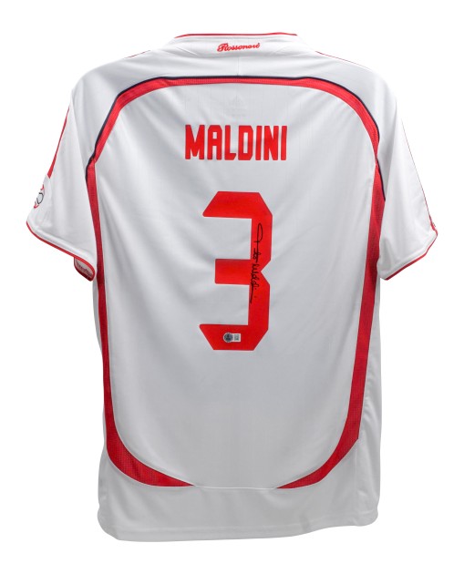 Paolo Maldini's AC Milan Signed Replica Shirt