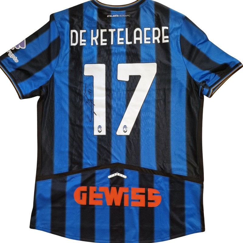 De Ketelaere's Atalanta Signed Official Shirt, 2025/26