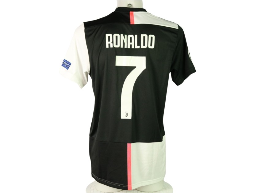 Cristiano Ronaldo Juventus Official Shirt, UCL 2019/20