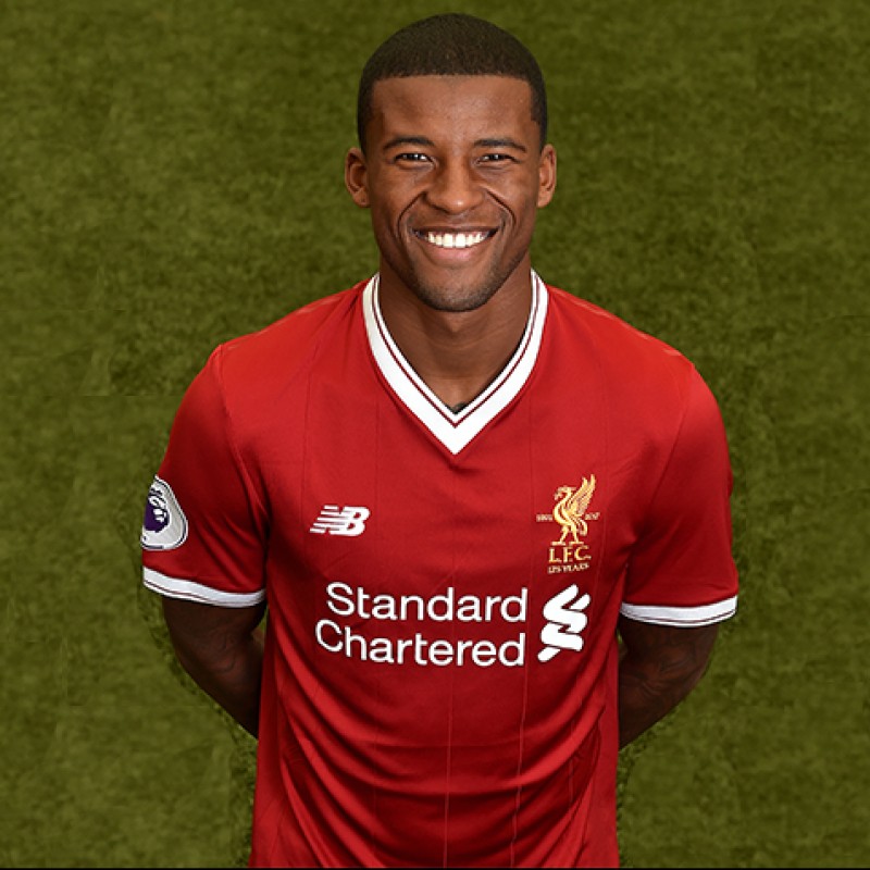 Georginio Wijnaldum's Worn and Signed Limited Edition 'Seeing is Believing' 17/18 Liverpool FC Shirt