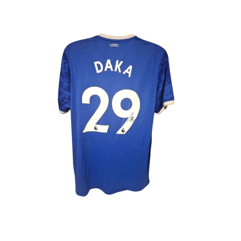 Maglia ufficiale firmata da Patson Daka per il Leicester City 2021/22