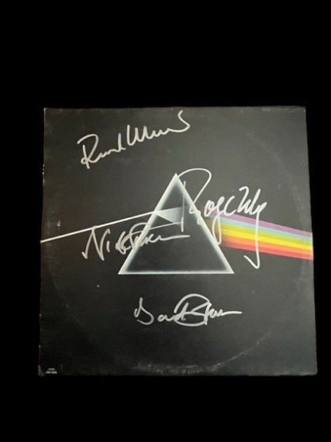 Vinile The Dark Side of the Moon dei Pink Floyd - Autografato -  CharityStars
