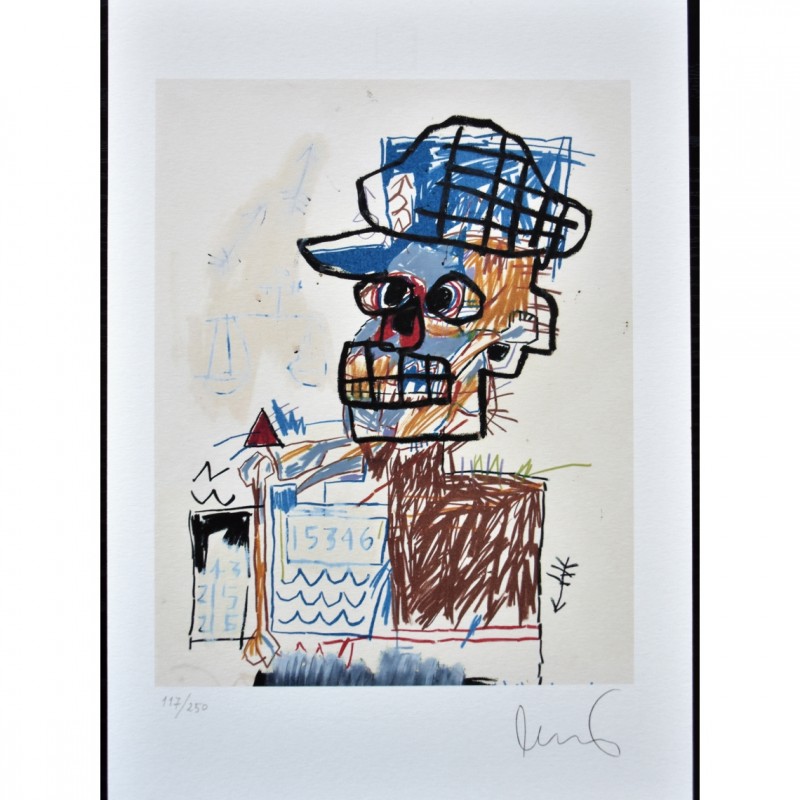 Lithograph Signed by Jean-Michel Basquiat