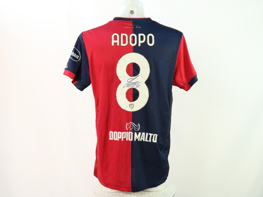 Maglia Adopo Unwashed, Udinese vs Cagliari 2024 - Autografata