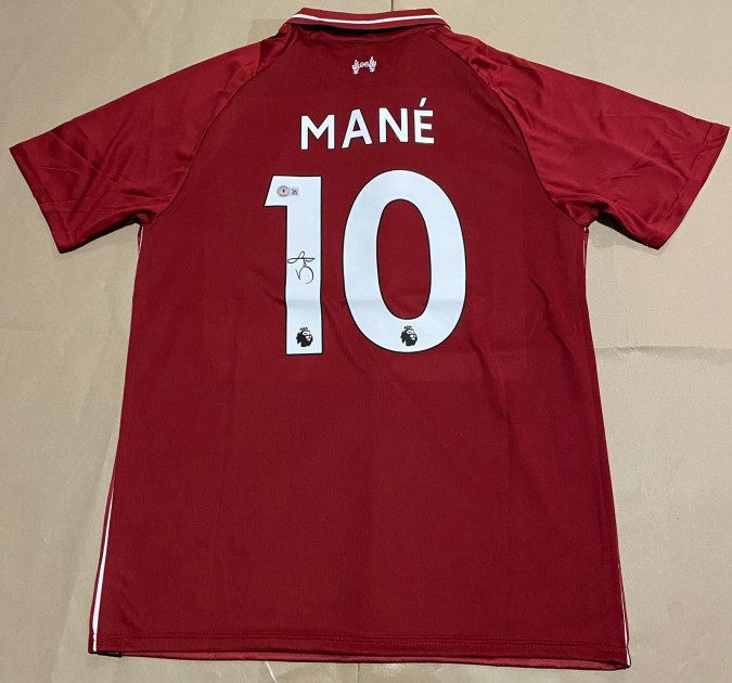 Sadio Mane's Liverpool 2018/19 Signed Replica Shirt