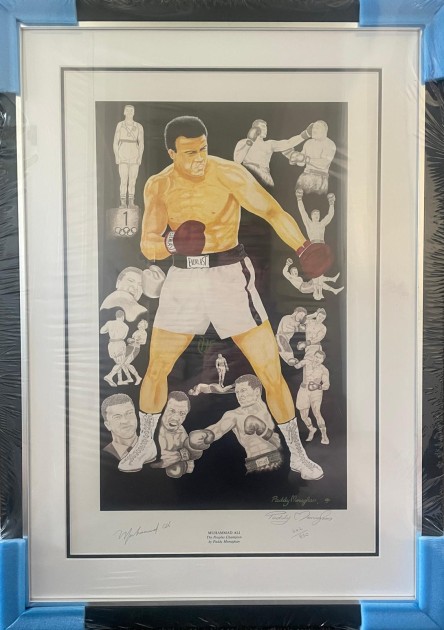 Muhammad Ali Signed and Framed Poster