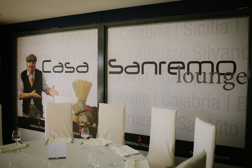 2 passes for "Casa Sanremo" 8th February  