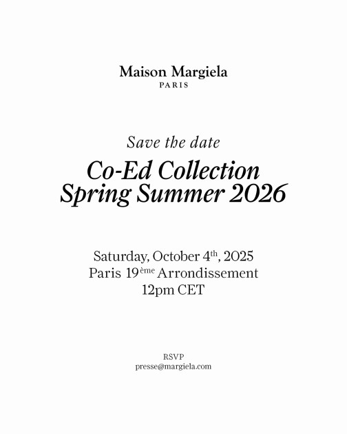 Maison Margiela Co-Ed Spring-Summer 2026 Fashion Show Experience