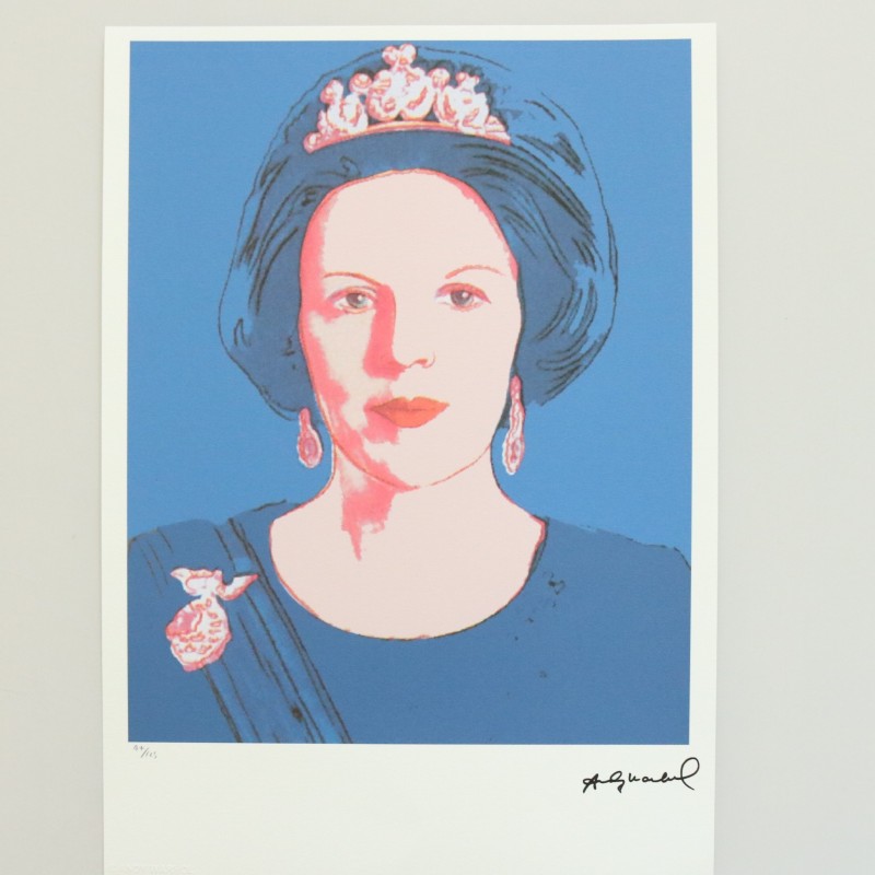Queen Beatrix of the Netherlands, Andy Warhol (replica)