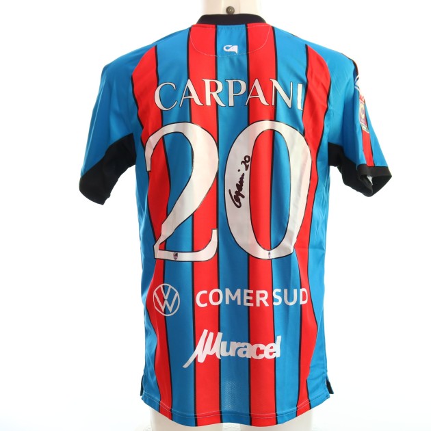 Carpani's unwashed Signed Shirt, Catania vs Benevento 2024 