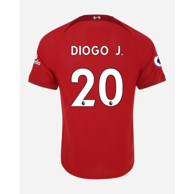 Diogo Jota's Liverpool Match Worn Shirt- Limited-Edition 