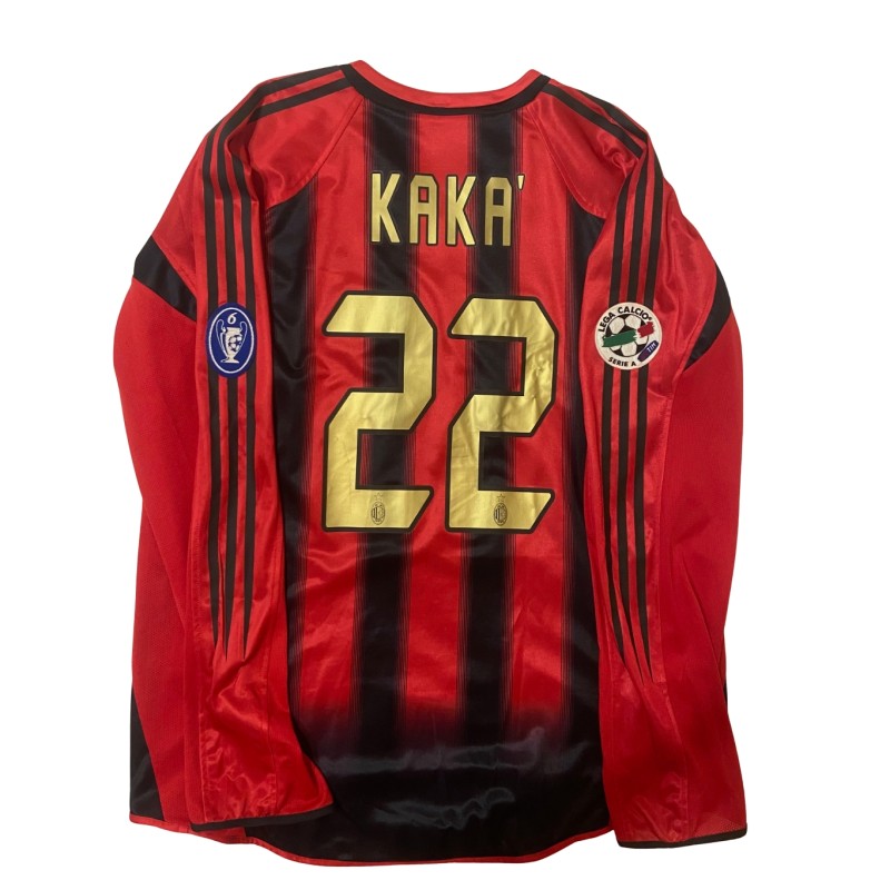 Kaká's Match-Worn Shirt, Milan vs Udinese 2005