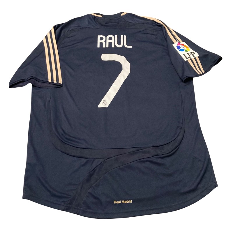 Raul's Real Madrid Match-Worn Shirt, 2007/08