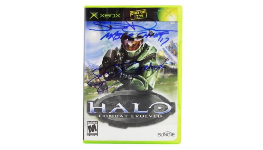 Steve Downes (Master Chief) & Jen Taylor (Cortana) Signed XBOX Halo Game Case