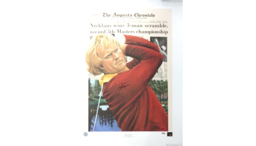 Jack Nicklaus Signed Lithograph
