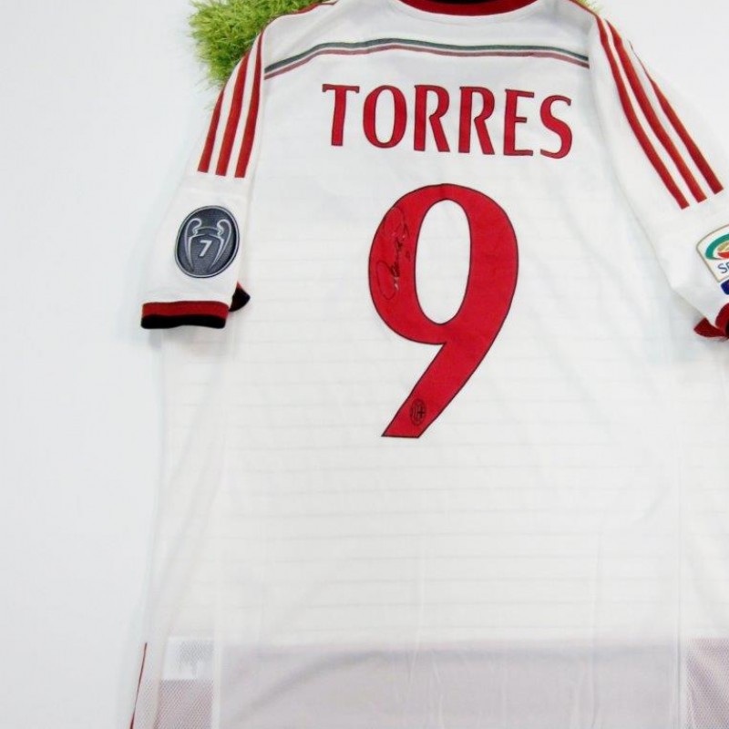 Torres Milan match issued shirt, Serie A 2014/2015 - signed