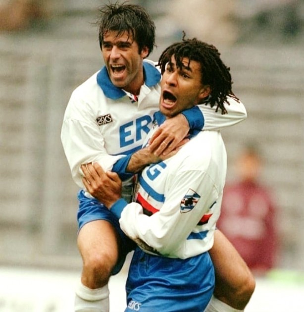 Evani's Sampdoria Worn Shirt, 1993/94