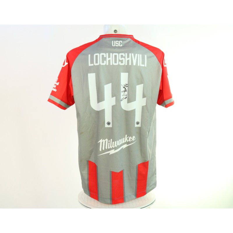 Lochoshvili's Signed Unwashed Shirt, Cremonese vs Reggiana 2024