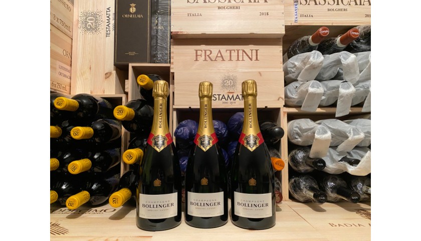 Three Bottles of Bollinger Special Cuvee