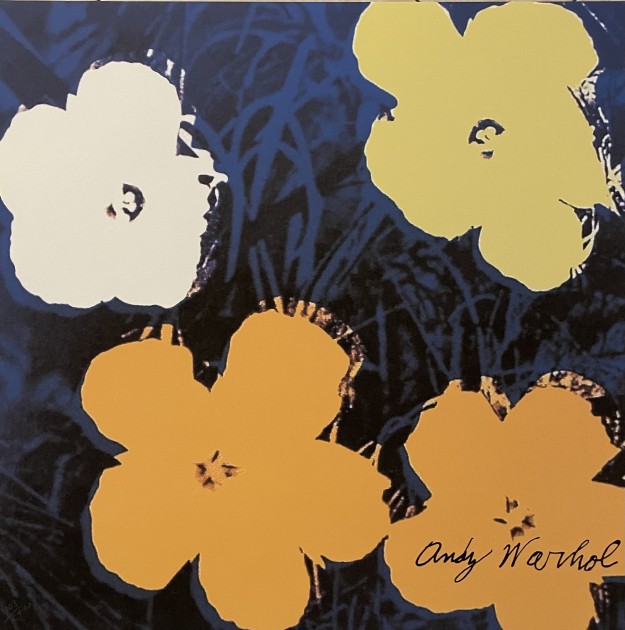 Andy Warhol "Flowers" Signed CMOA
