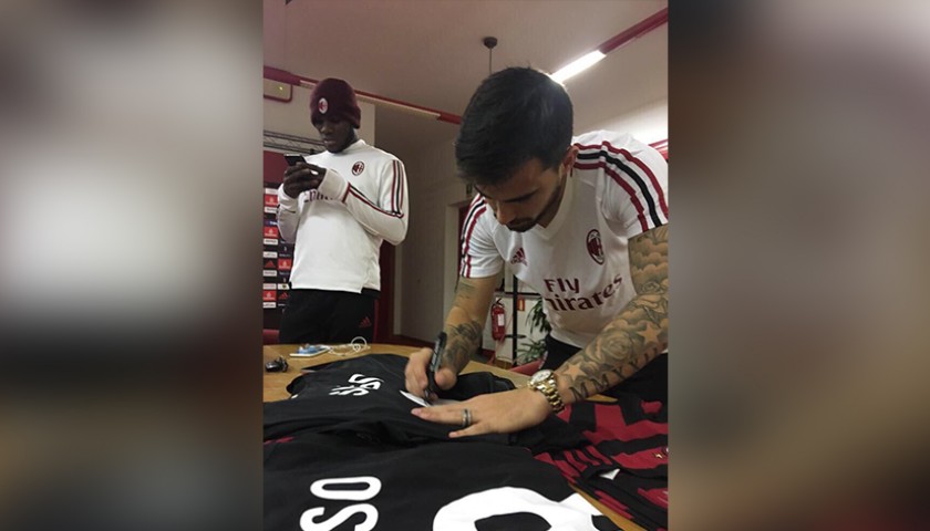 Suso's Official 2017/18 Shirt - Signed