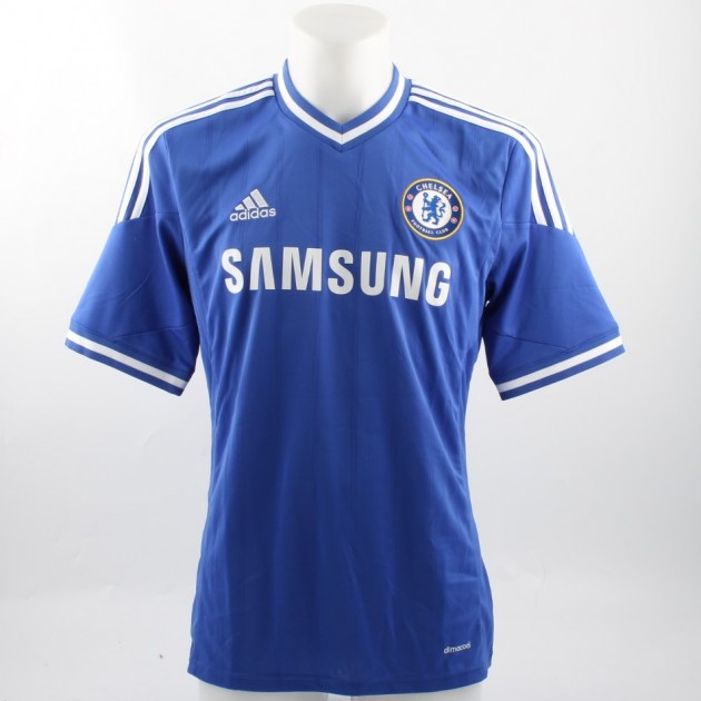 Official Replica Chelsea 2013/14 Shirt Signed by Frank Lampard