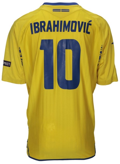 Ibrahimovic's Match Shirt, Sweden vs Spain EURO 2008