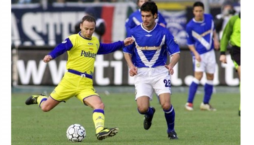 Maglia gara Guardiola Brescia, 2002/03 - Autografata con dedica