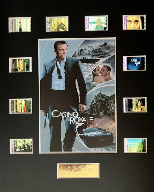 007 - Maxi Card with original fragments from the film James Bond - Casino Royale