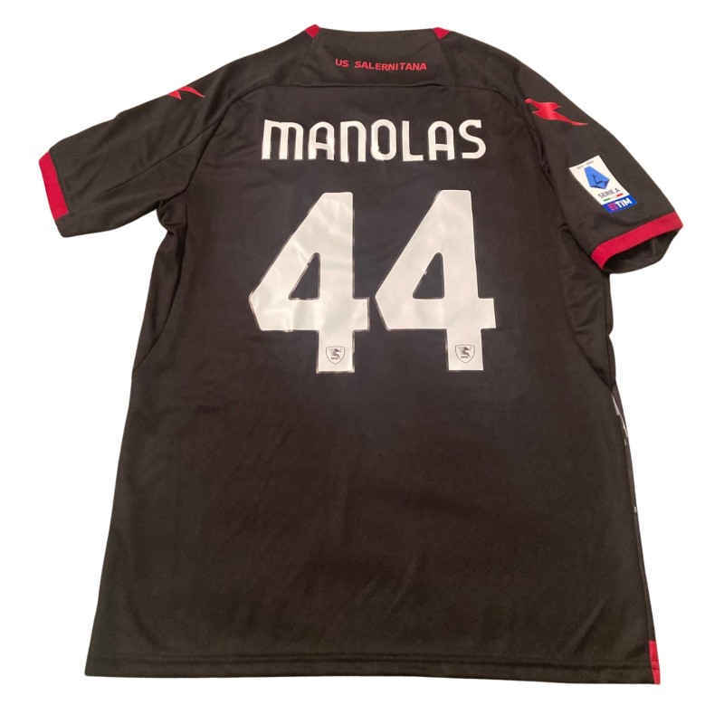 Manolas' Salernitana Match-Issued Shirt, 2023/24