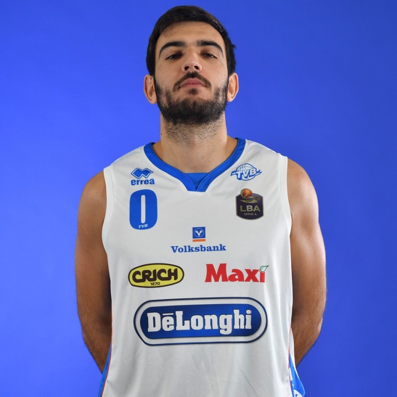 Completo da gara ufficiale De'Longhi Treviso Basket, indossato da Amedeo Tessitori nella stagione 2019/20 in Serie A
