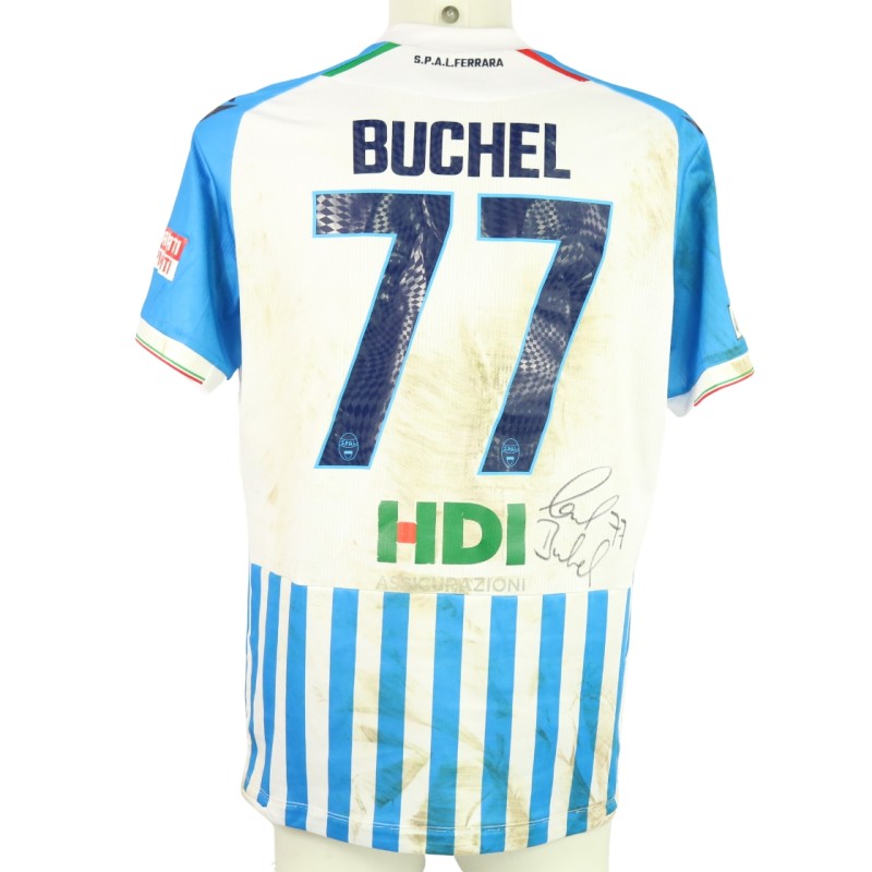 Buchel's unwashed Signed Shirt, SPAL vs Recatanese 2024 