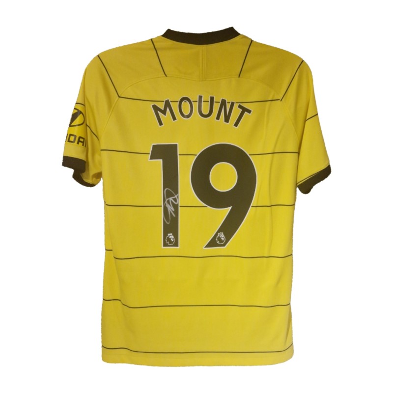 Mason Mount Signed Chelsea 2021-22 Official Away Football Shirt