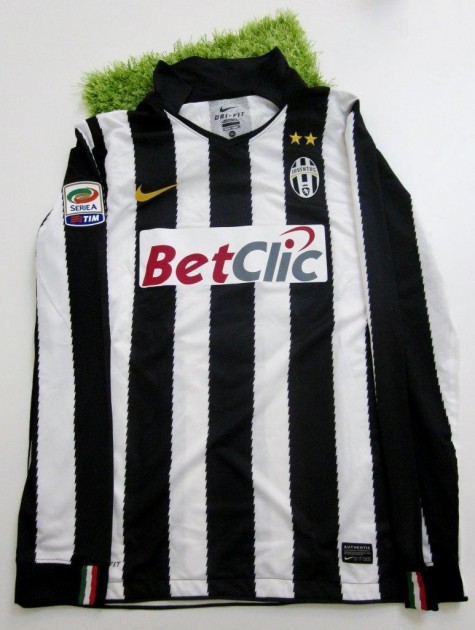 Juventus match worn shirt, Grosso, Serie A 2010/2011 - signed
