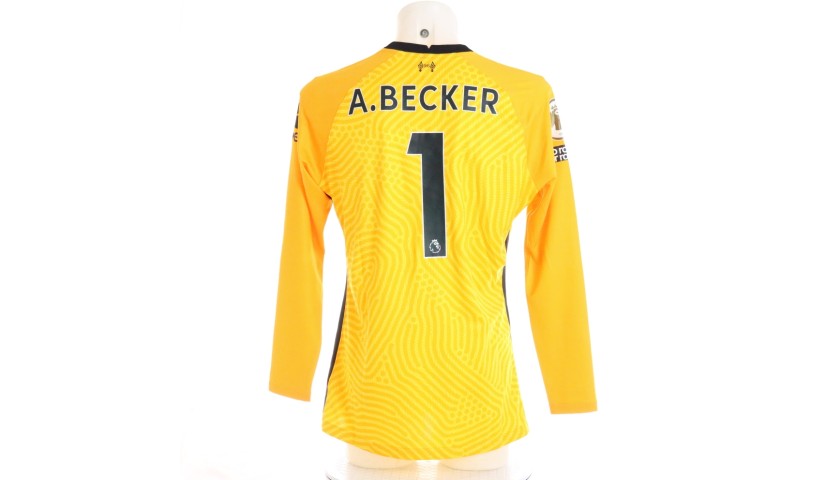 Becker's Liverpool FC Match-Issued and Signed Shirt, Limited Edition 20/21