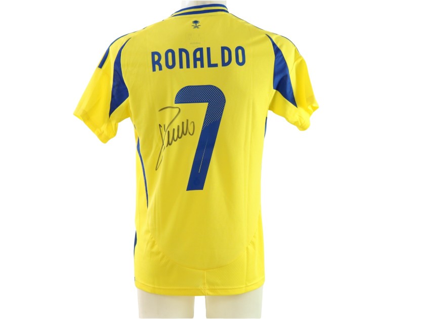 Cristiano Ronaldo's Al Nassr Official Signed Shirt, 2024/25