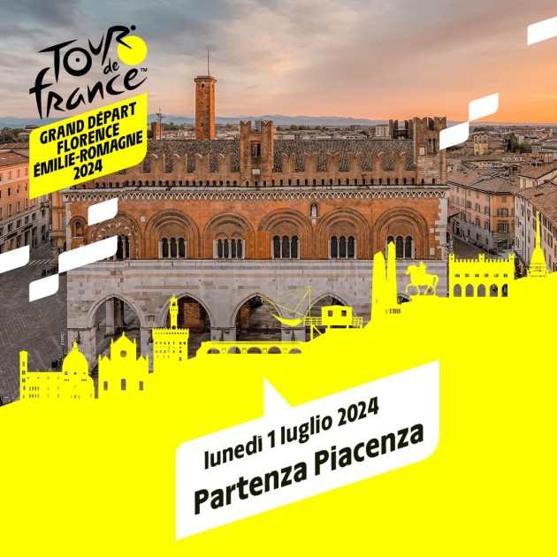 2 Passes to the Hospitality Area - Piacenza stage of the Tour de France 2024 - 1 July 2024