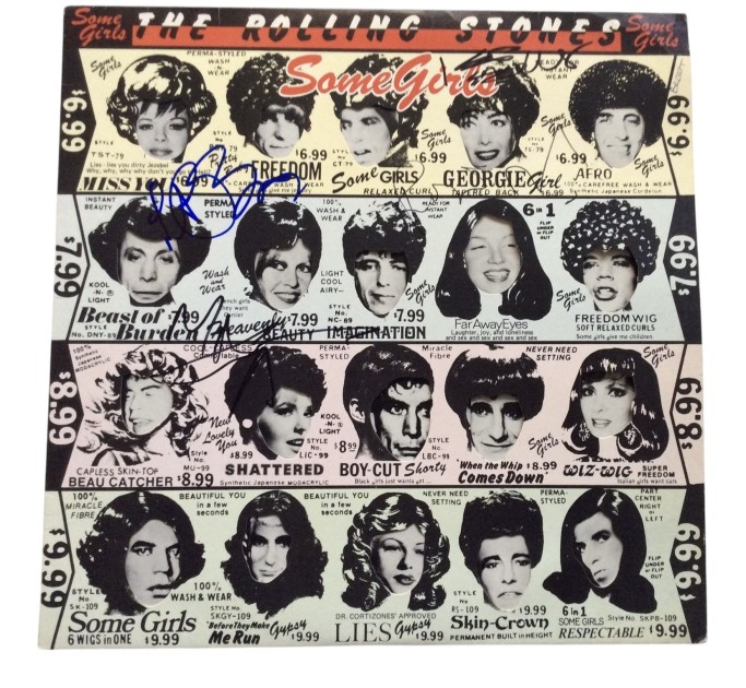 LP in vinile "Some Girls" dei Rolling Stones - Autografato