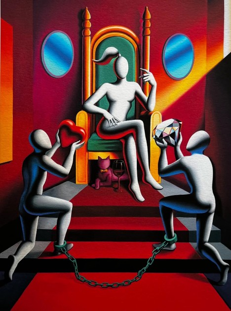 "Desire and persuasion" di Mark Kostabi